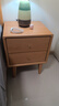源氏木语实木床头柜现代简约山毛榉床边小柜子北欧卧室原木色两抽床头柜 实拍图
