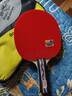 双鱼乒乓球拍横拍单拍 3星三星球拍初学训练用 3D-C 附拍套 实拍图