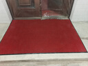 柏能高端入户门地垫室外脚垫进户门口地垫雪妮丝圈地毯120*180cm黑红 实拍图