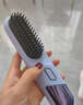可亓无线直发梳负离子直发器护发不伤发卷发棒蓬松拉直内扣懒人美发神器恒温持久定型卷直两用电梳子 木槿紫【四档温控+千万负离子护发+卷直两用】 实拍图