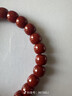 保真正品云南保山南红玛瑙手串女款满色柿子红老型珠手链单圈礼物 收藏级南红老型蜜蜡款6mm 实拍图