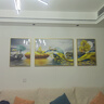 Sixpoetry 客厅装饰画现代简约沙发背景墙壁画轻奢三联晶瓷画大气高档挂画 福禄双收（铝合金外框） 晶瓷画左右50*70+中间100*70亮面 实拍图