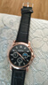 【网红爆款】商务腕表石英运动表休闲皮带男女手表 黑色 实拍图