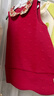 戴维贝拉【商场同款】儿童背心裙秋装女童连衣裙红色裙子 实拍图
