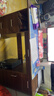 甘慕实木办公桌办公室职员电脑桌财务工位双人位桌椅组合简易书桌子 【五抽带门】深胡桃色120cm 单桌 实拍图