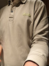 JEEP吉普长袖T恤男士秋冬季polo宽松休闲打底衫衣服男装 卡其 XL 实拍图