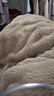 无印良品冬季兔毛绒四件套加厚双面绒床单被套家用床笠被罩保暖床上用品 轻奢-咖【加厚保暖 快速升温】 1.8m 床单款 四件套-被套200*230cm 实拍图