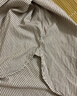 MUJI女式水洗平纹衬衫领长袖衬衫衬衣内搭女装冬季外搭薄款外套 粉红色条纹 M （160/84A） 实拍图
