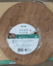 双枪黑金檀木整木切菜板加厚加大圆形砧板实木家用案板面板菜墩35*3 实拍图