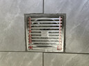 雨虹飞鱼地漏加厚304不锈钢防臭器卫生间通用下水道原色拉丝淋浴地漏WG023 实拍图
