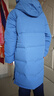 雪中飞【蓄热】童装儿童羽绒服男童女童纯色中大童拼接羽绒服浅蓝160cm 实拍图