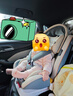 贝倍适（BAYBETSS）儿童安全座椅汽车用0-4-12岁宝宝360度旋转婴儿车载坐椅ISOFIX 米灰色【遮阳棚+上拉带+侧保护】 实拍图