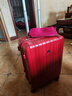 爱华仕行李箱20英寸登机箱女大容量陪嫁旅行箱拉杆箱男密码箱皮箱中国红 实拍图