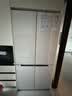松下（Panasonic）大海豹PLUS 575L十字门冰箱双开门家用零嵌入式风冷无霜除菌一级能效NR-EW58CGB-W 实拍图
