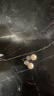 大溪地18K金淡水珍珠耳钉 7-8mm强光白色珍珠耳饰圣诞礼物送女生 实拍图