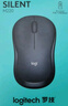 罗技（Logitech）M220 轻音鼠标 无线鼠标 办公鼠标 对称鼠标 带无线微型接收器 灰黑色 实拍图
