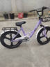 凤凰（Phoenix）儿童自行车凤凰儿童自行车10岁以上女童自行车6-10岁小学生自行车 顶配紫丨一体轮+后座+减震+礼包 22寸【适合140-165cm】 实拍图