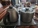 凯弋奇纯钛全自动上水壶烧水壶电热水壶家用茶具套装抽水式电磁炉一体泡茶器嵌入式电茶炉钛合金 1L 纯钛37x20双上水（清洁款） 实拍图