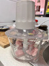 小熊（Bear）绞肉机家用 绞馅机 碎肉机 绞肉绞菜多功能一体机料理辅食机搅拌机打肉机蒜蓉机 搅肉机QSJ-E03C8 实拍图
