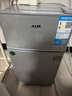奥克斯小冰箱家用小型迷你冷藏冷冻两用出租房宿舍用节能省电寝室办公室电冰箱 【热卖款 升级净化去味】22A126DW银 实拍图