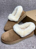 UGG秋季女士时尚舒适茸茸毛圈口平底休闲乐福鞋懒人毛毛鞋1119002 CHE | 栗色 40 实拍图
