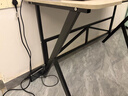 奥伦福特  电脑桌台式家用电竞游戏桌办公书桌简约书房写字桌子 欧式岩板灰-单桌120*60 升级款电竞桌 实拍图