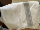 洁丽雅（Grace）柔软吸水速干抗菌防螨纯棉浴巾男女士条纹洗澡巾 实拍图