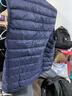 鸭鸭（YAYA）反季冬装羽绒马甲男女轻薄款修身短款保暖运动休闲冬季外套KXM 藏青色 L （男女款） 实拍图