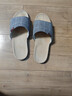 回力亚麻拖鞋男款室内居家用吸汗轻盈四季棉麻凉拖HL0080灰色44-45码 实拍图