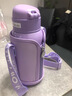 迪士尼儿童保温杯316不锈钢双饮水杯幼儿保温杯艾莎公主小学生水壶550ml 实拍图