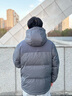 波司登反季冬季羽绒服男士宽松短款休闲加厚连帽圆领休闲百搭外套 实拍图