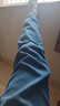 真维斯（Jeanswest）牛仔裤男加绒2025冬季轻商直筒修身保暖牛仔长裤男蓝色加绒30 实拍图