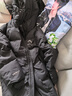 鸭鸭（YAYA）王一博同款冰壳系列户外极寒羽绒服男士新款长款情侣加厚女外套 青光黑色【现货速发】 M /170(建议115-135斤) 实拍图