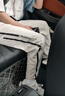 顶峰保罗（Dingfengbaoluo）裤子男士垂感直筒休闲长裤宽松春夏季阔腿运动2356卡其L 实拍图