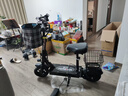永久电动滑板车便携两轮代步车电瓶车迷你小型代驾折叠电动车锂电池 48V黑/65-75KM旗舰版强动力 实拍图