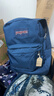 JANSPORT杰斯伯书包轻便双肩包男女旅行包简约背包电脑包学生校园 4QUT003海军蓝/藏青色-侧边袋 实拍图
