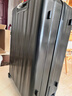汉客行李箱男拉杆箱女大容量双层拉链密码旅行箱29英寸黑 102升巨能装 实拍图