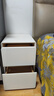极窄床头柜简约现代卧室夹缝窄柜迷你小型床边置物架收纳柜实木柜 奶白色【升级加厚环保实木】店长推荐 35x40x50cm 整装发货 送货入户 实拍图