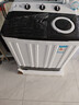 东方小天鹤半全自动洗衣机大容量家用双缸双桶筒老式波轮小型甩干 12KG纳米蓝光+不锈钢桶-升级加厚 实拍图