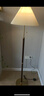 Luminea中古风落地灯客厅百褶台灯卧室床头灯沙发旁轻奢复古氛围 胡桃木色+米黄【落地灯推荐】 无极调光+遥控 实拍图