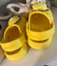 牧童儿童拖鞋夏男宝宝洞洞鞋软底女童卡通洗澡婴幼儿家居鞋奶狮黄160 实拍图