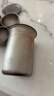 Ti artisan钛工匠纯钛旅行茶具套装户外露营便携鹰嘴泡茶器双层快客杯钛水杯 一壶四杯+收纳盒 实拍图