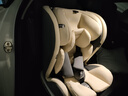 Heekin德国 儿童安全座椅汽车用0-4-12岁婴儿宝宝360度旋转ISOFIX硬接口 时尚灰(ISOFIX+360度旋转) 实拍图