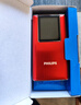 飞利浦（PHILIPS）4G全网通翻盖老人手机 超长待机老年机 双卡双待大声大按键学生戒网智能功能机 中国红 实拍图