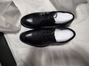 京东京造【头层牛皮更透气】皮鞋男士真皮休闲鞋德比婚鞋男黑39 实拍图