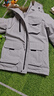 京东京造【进口极寒95鹅绒服】羽绒服男外套女冬季新款中长款 冰川灰 S 实拍图