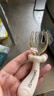 COOKSS婴儿勺子宝宝学吃饭弯弯训练勺叉子自主进食PPSU辅食勺餐具收纳盒 实拍图
