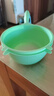 辛丛淘米神器洗米筛淘米盆细孔不漏米家用漏勺厨房洗水果洗菜沥水篮子 一勺多用【绿色2个】方便实用 实拍图