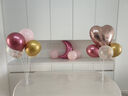 青苇 气球桌飘2套装含气球气筒生日装饰情人节求婚表白婚房布置星月款 实拍图