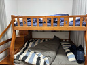 临稚胡桃木 儿童上下床实木高低床双层床上下铺床两层木床子母床 梯柜款 上铺宽1.6米下铺宽1.8米 实拍图